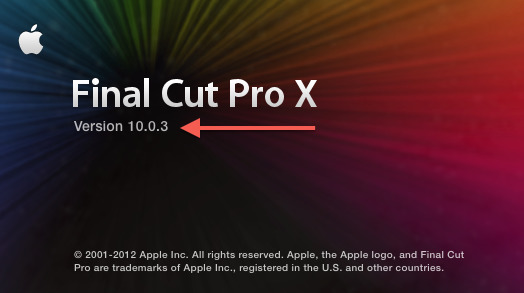 Update Alert: Final Cut Pro X goes to 10.0.3 3