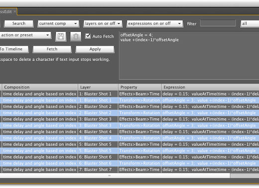 After Effects Script of the Week: pt ExpressEdit 9