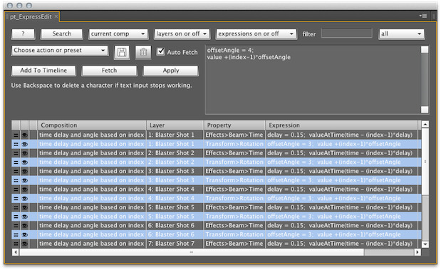 After Effects Script of the Week: pt ExpressEdit 3