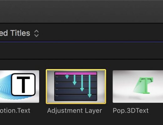 Day 27 #28daysofQuickTips 2018 – Audition Adjustment Layers as Effect Collections in Final Cut Pro X 9