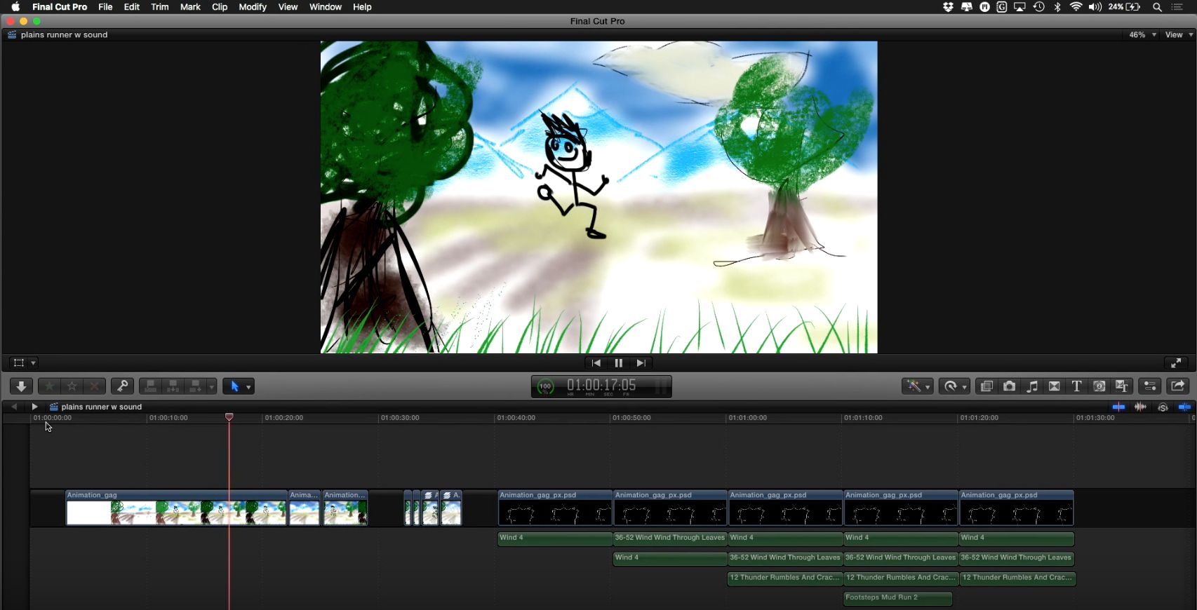 Animation pre-visualization with mBehaviors 1