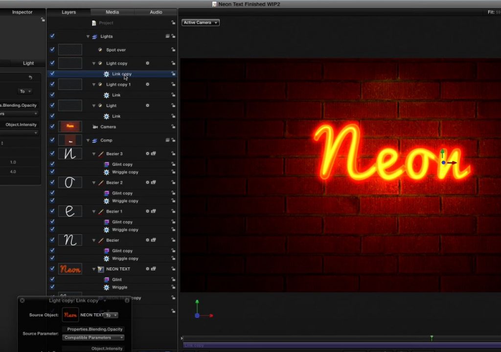 Creating Neon Lights in Motion 1