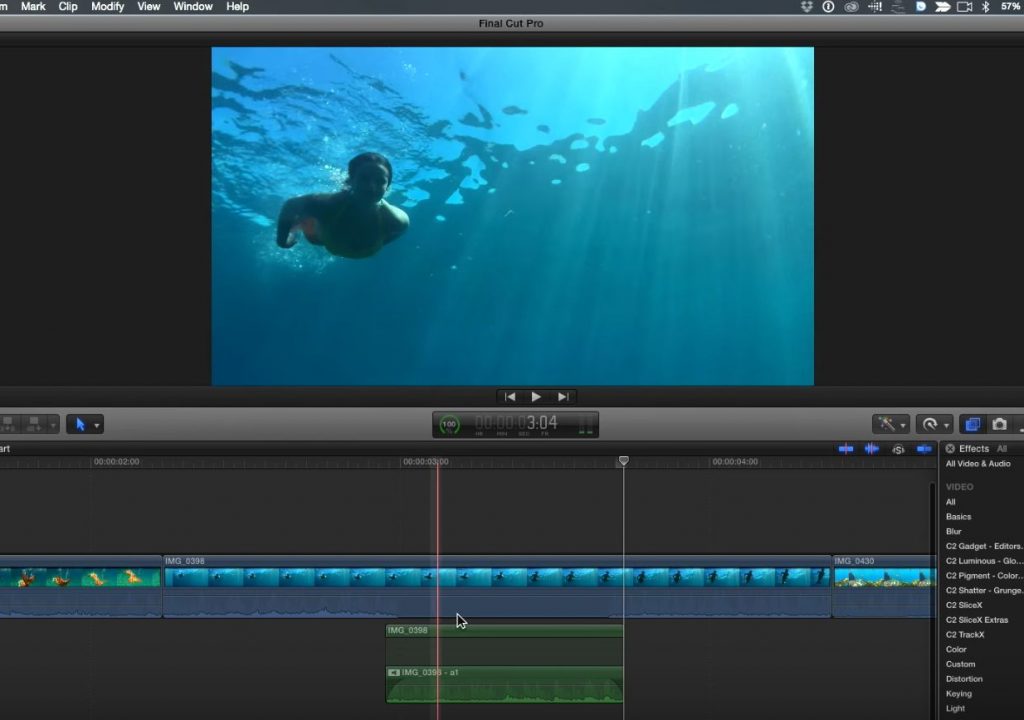 Selective Audio Filtering in Final Cut Pro X 1