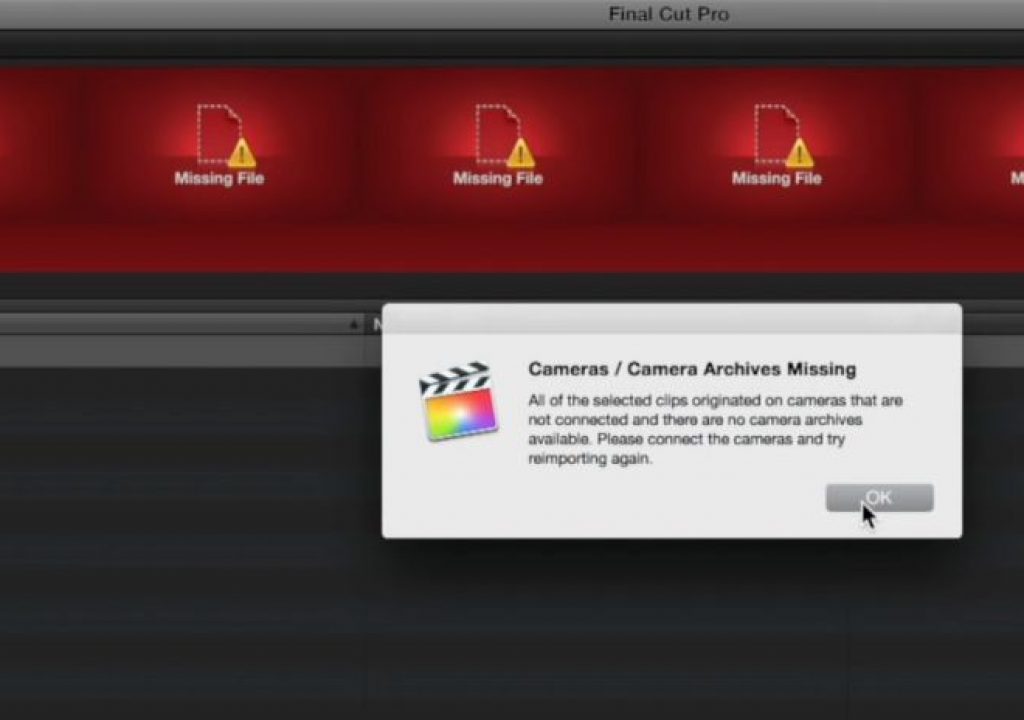 Reimporting from Camera Archives in Final Cut Pro X 1