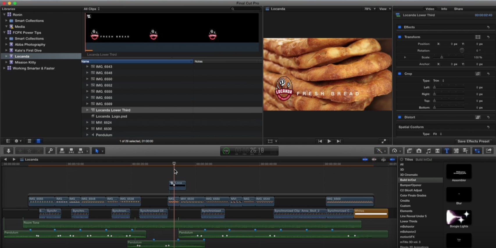 Emancipate your titles in Final Cut Pro X 2