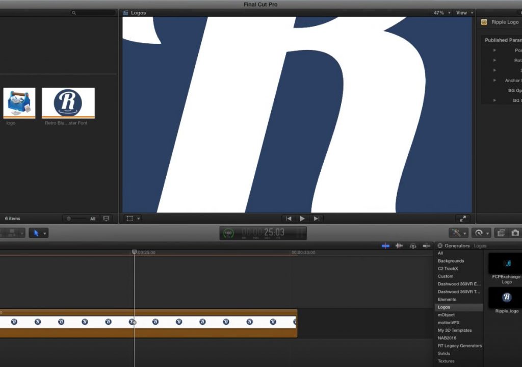 Working with vector graphics in Final Cut Pro X 1