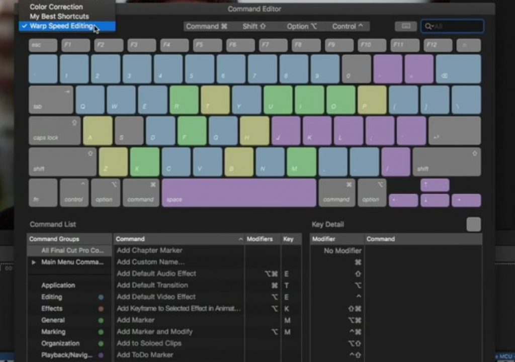 Audio Editing Shortcuts in Final Cut Pro 10.3 1