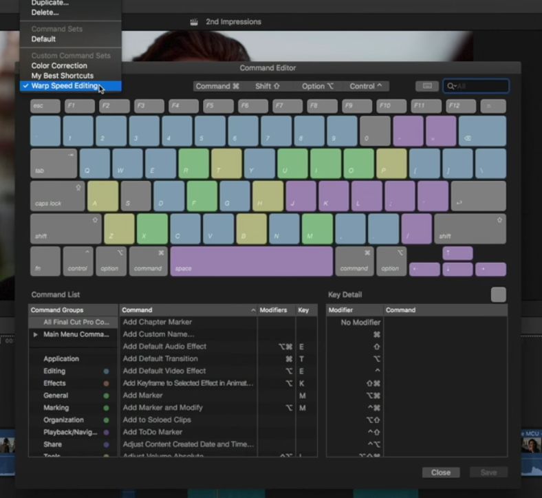 Audio Editing Shortcuts in Final Cut Pro 10.3 7