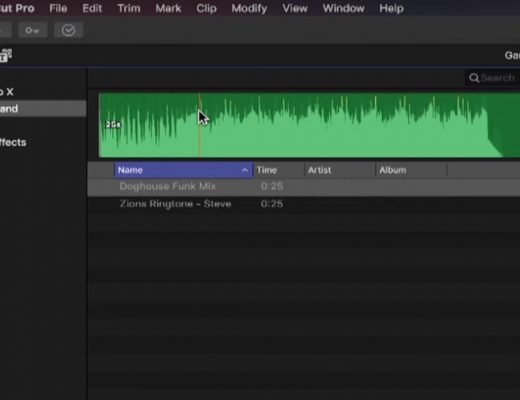 Publishing Music to Final Cut Pro X 3