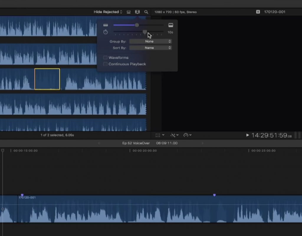 Replace with ambience in Final Cut Pro X 1