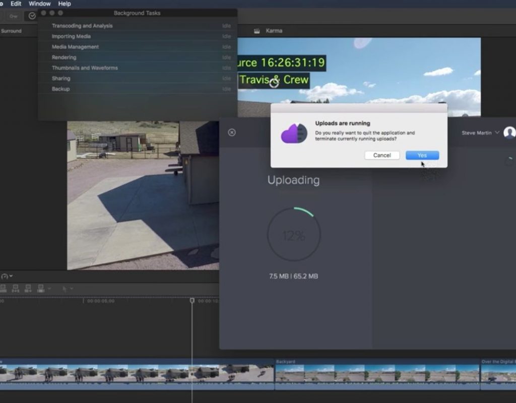 Exporting Clips Using Frame.io 1