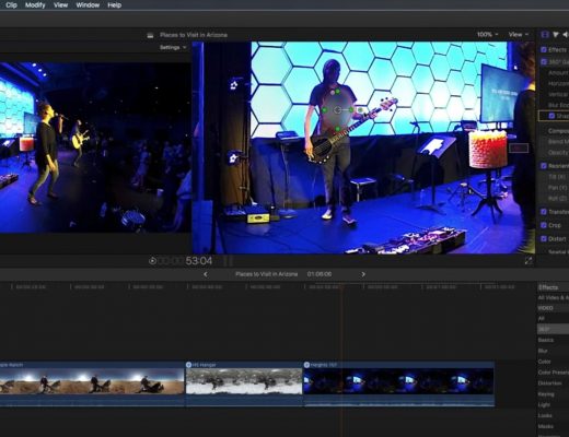 Working with 360 Effects in Final Cut Pro X 3