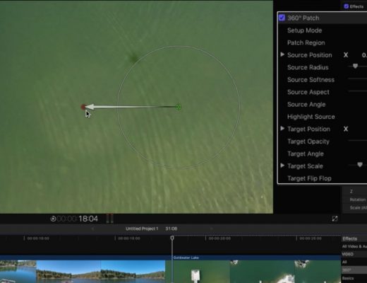 Removing a Drone Shadow in Final Cut Pro X 4