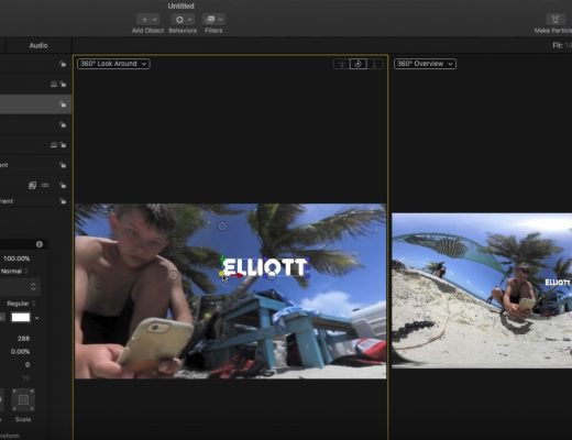 Working with 360 Videos in Motion 20