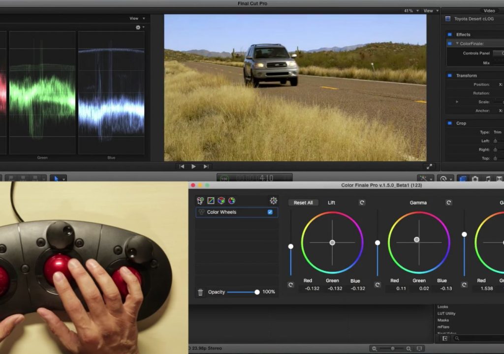 Grading with the Tangent Ripple in Final Cut Pro X 1