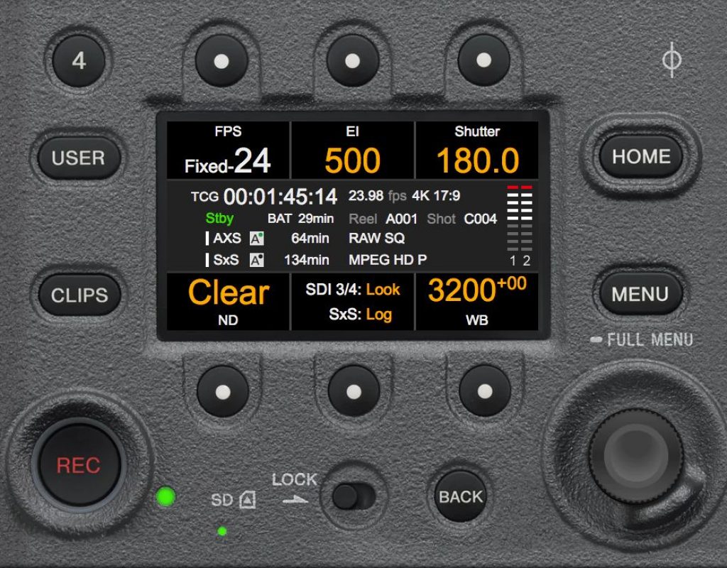 The Sony 6K VENICE Menu Simulator Online Now 1
