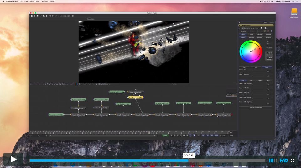 Blackmagic's Fusion on a Mac... Soon 5