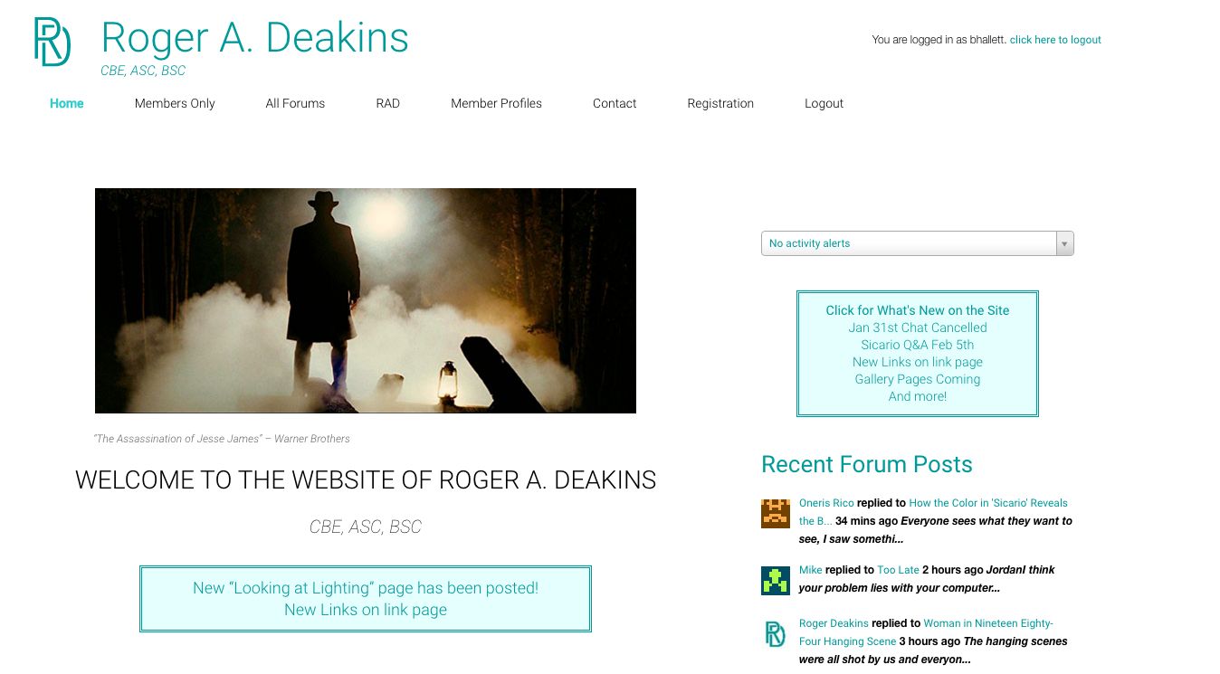 Roger Deakins and His New Website 14