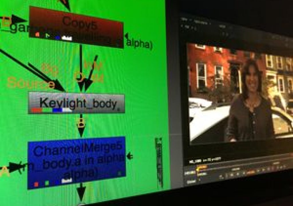 Keying and compositing in NukeX 1