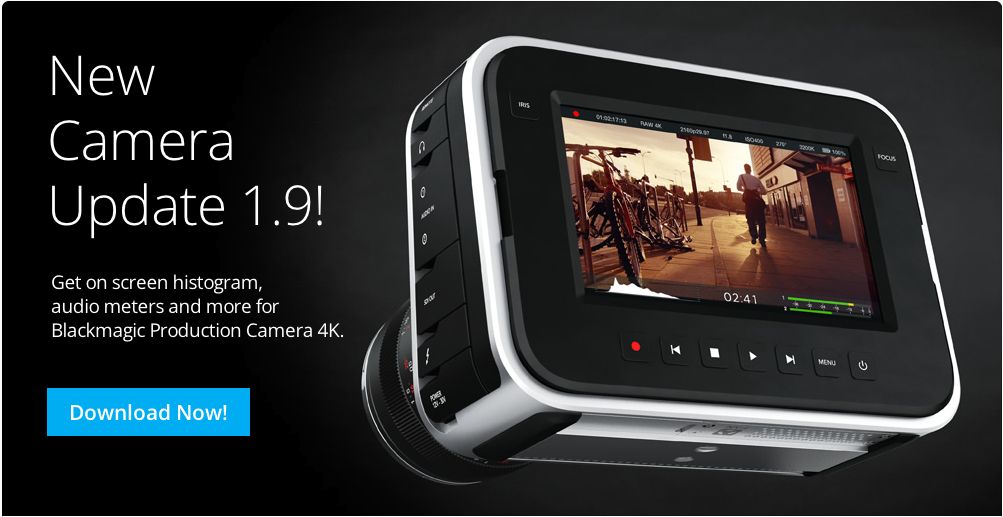 Blackmagic Production Camera Gets A New "Heads Up Display" 3