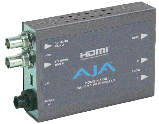 How AJA's new Hi5-3G may fix your DreamColor connection 5