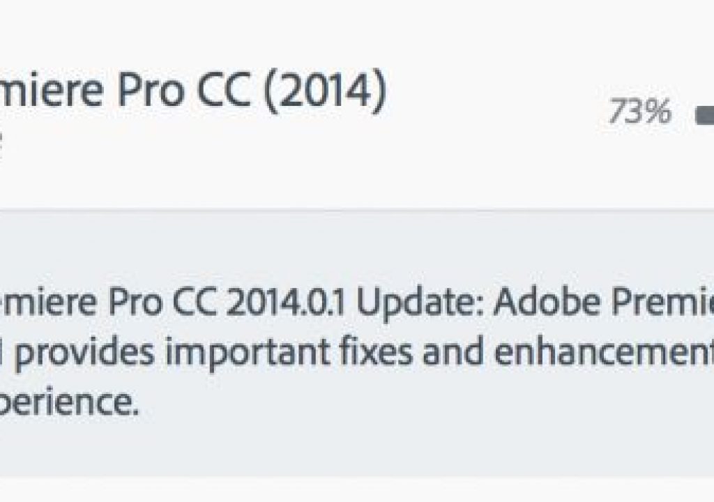 Adobe Premiere Pro CC 2014.0.1 - the biggest little update you'll see today 1