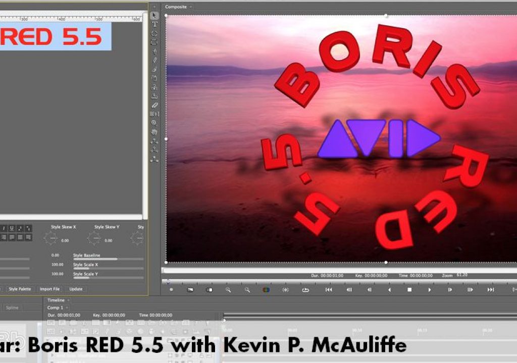 Boris Red 5.5 for Media Composer Editors 1