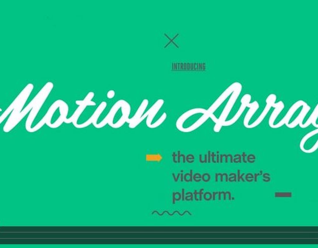 Motion Array Coming In HOT With New Video Review And Portfolio Services 1