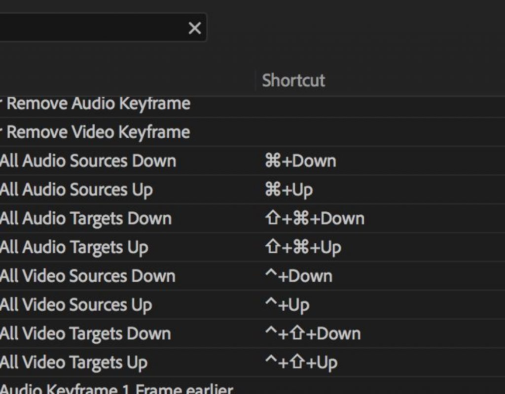 Adobe Premiere Pro move track patching