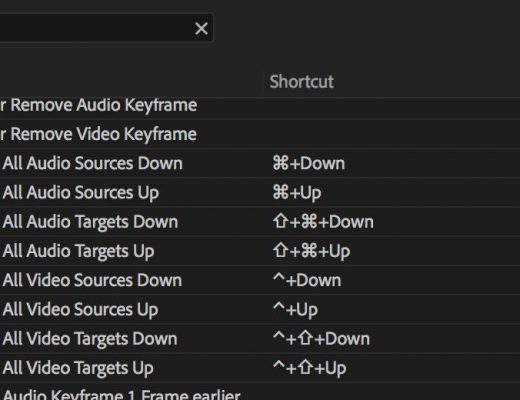 Adobe Premiere Pro move track patching