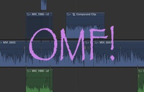 A Final Cut Pro X timeline OMF'd into Adobe Audition 1