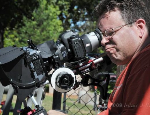 Art shoots a spot on the Canon 5D MkII 3