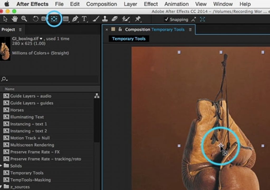 After Effects Hidden Gems: Temporary Tools 1