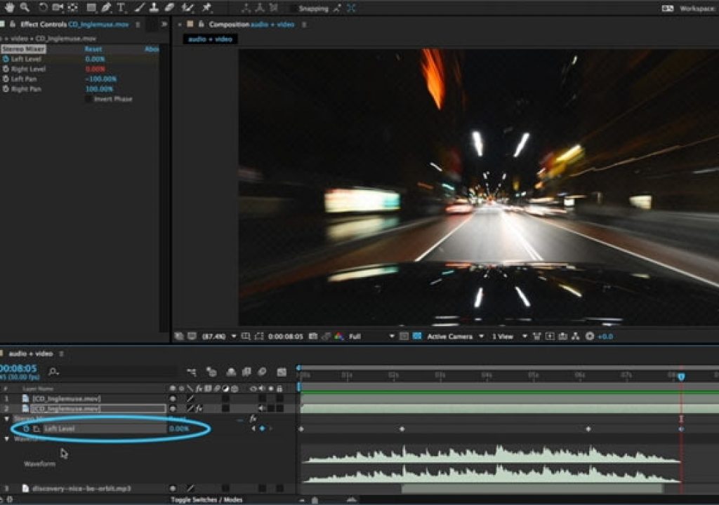 After Effects Hidden Gems Weekly: Mixing Audio 1