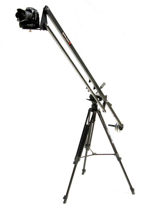 AN INEXPENSIVE CAMERA CRANE FOR LIGHTWEIGHT DV AND DSLR CAMERAS 1