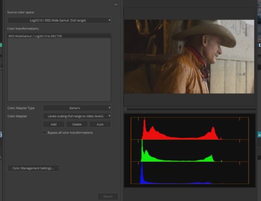 Media Composer Source Settings
