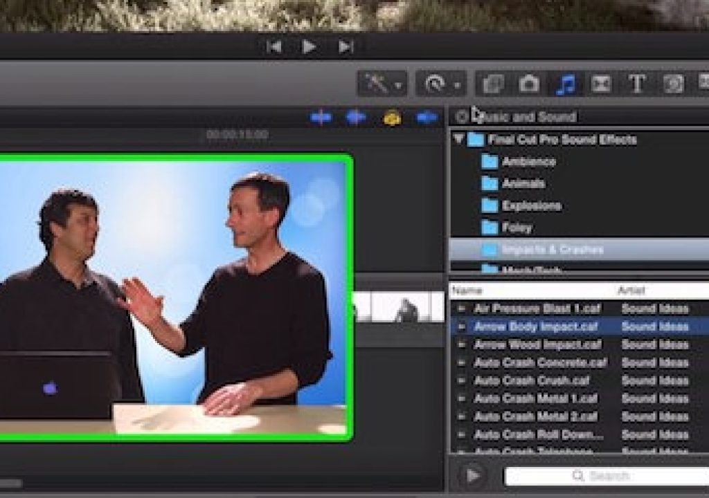 Managing Sound Effects in Final Cut Pro X 1