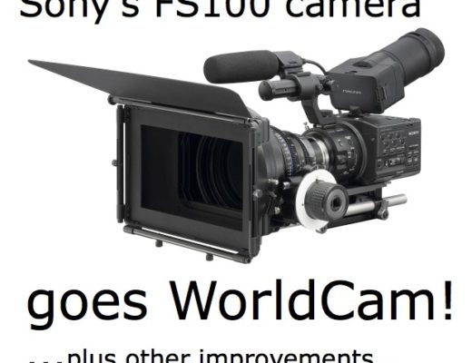 Sony's FS100 camera to become worldcam; via free firmware update 1