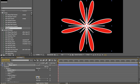 After Effects Apprentice Free Video: Exploring Shape Effects 1