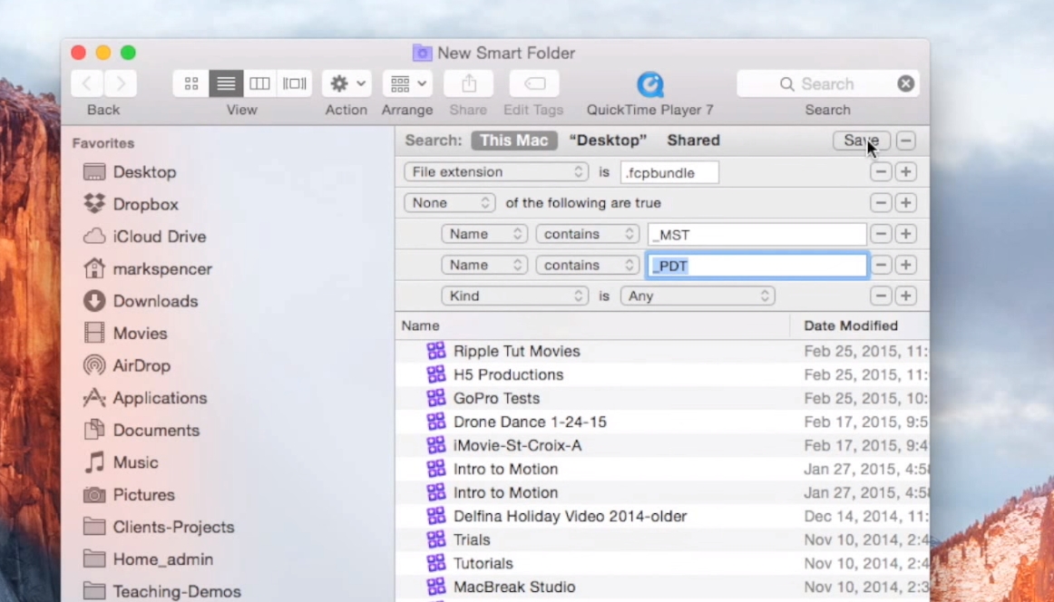 Locating Libraries with Smart Folders 2