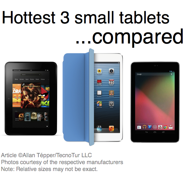 Small tablets (Kindle Fire HD, iPad mini, Nexus 7) for content producers and consumers 1