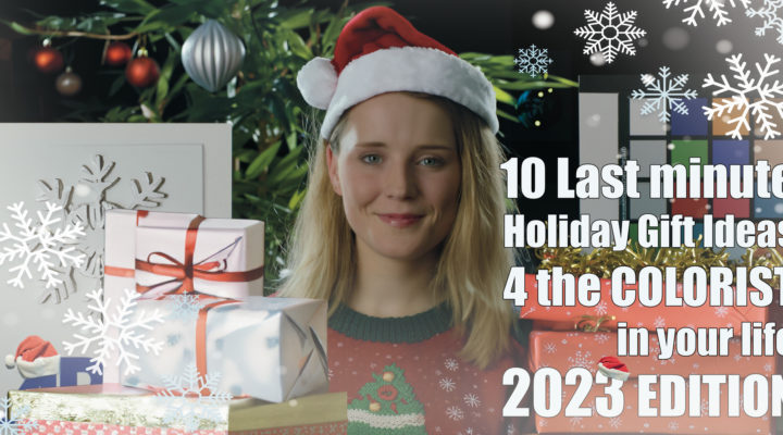 12 Last minute Holiday Gifts and Stocking Stuffers for the Colorist in your life - the 2023 edition.  1