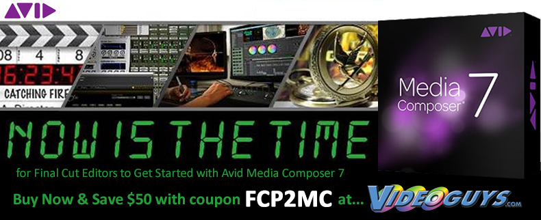 Videoguys' Recommends that Now is the time for Final Cut Editors to Get Started with Avid Media Comp 6