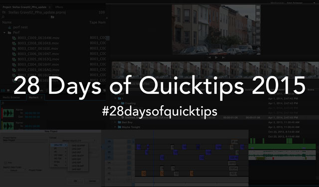 All the 2015 #28daysofquicktips in One Handy Link 1
