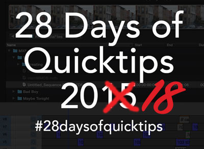 All the #28daysofQuickTips 2018 in one place 1