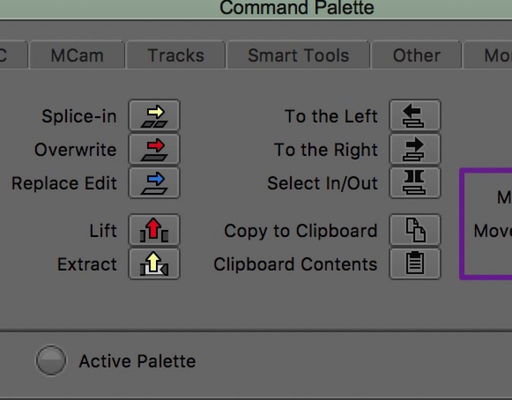 Avid Media Composer move clips up down