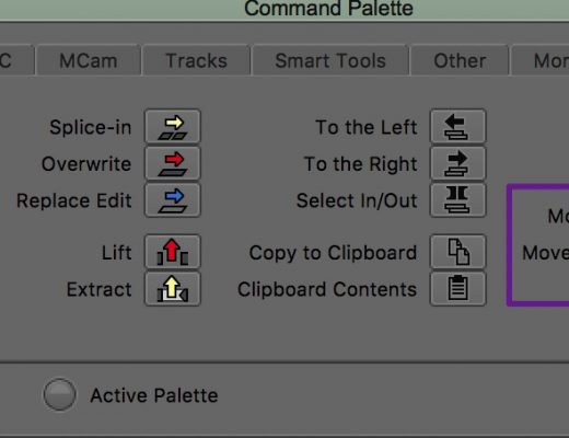 Avid Media Composer move clips up down