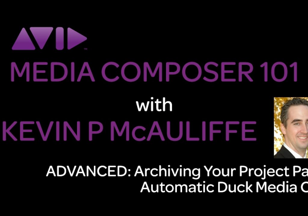 Media Composer 101 - Advanced - Archiving your Project Part 3 - Automatic Duck's Media Copy 1