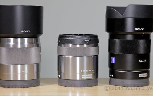 Quick Look: Three New E-Mount Primes 34