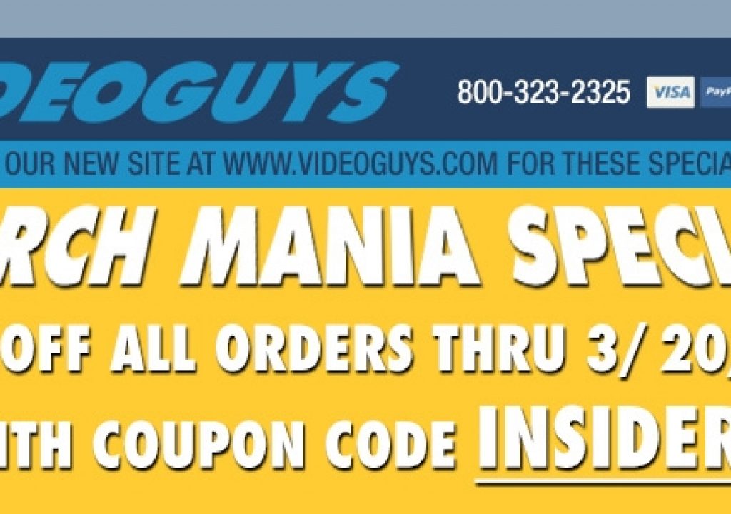 Videoguys.com Launches New Web Site for Improved Customer Support and Industry-Leading Information 1